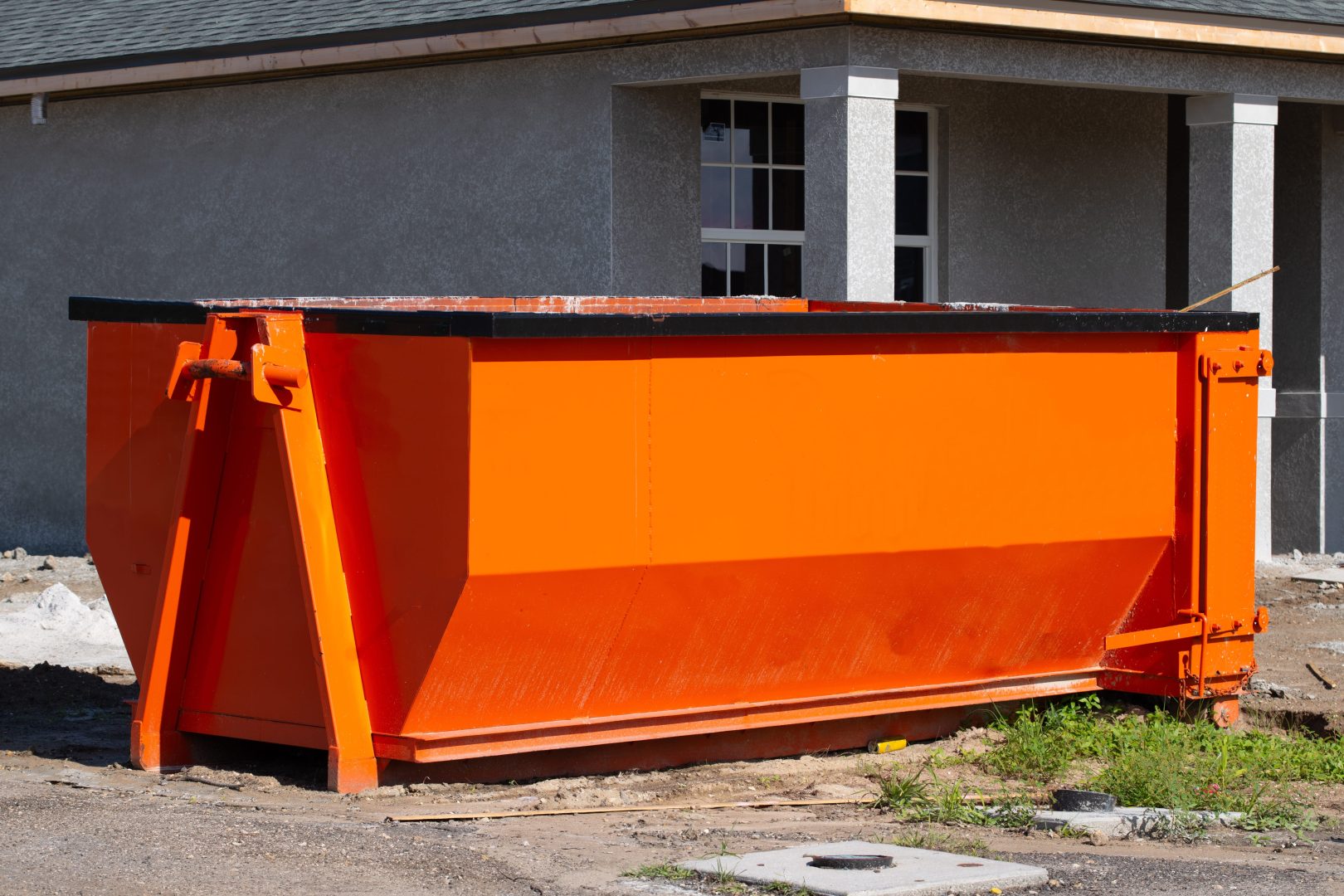 Construction dumpster in Toronto